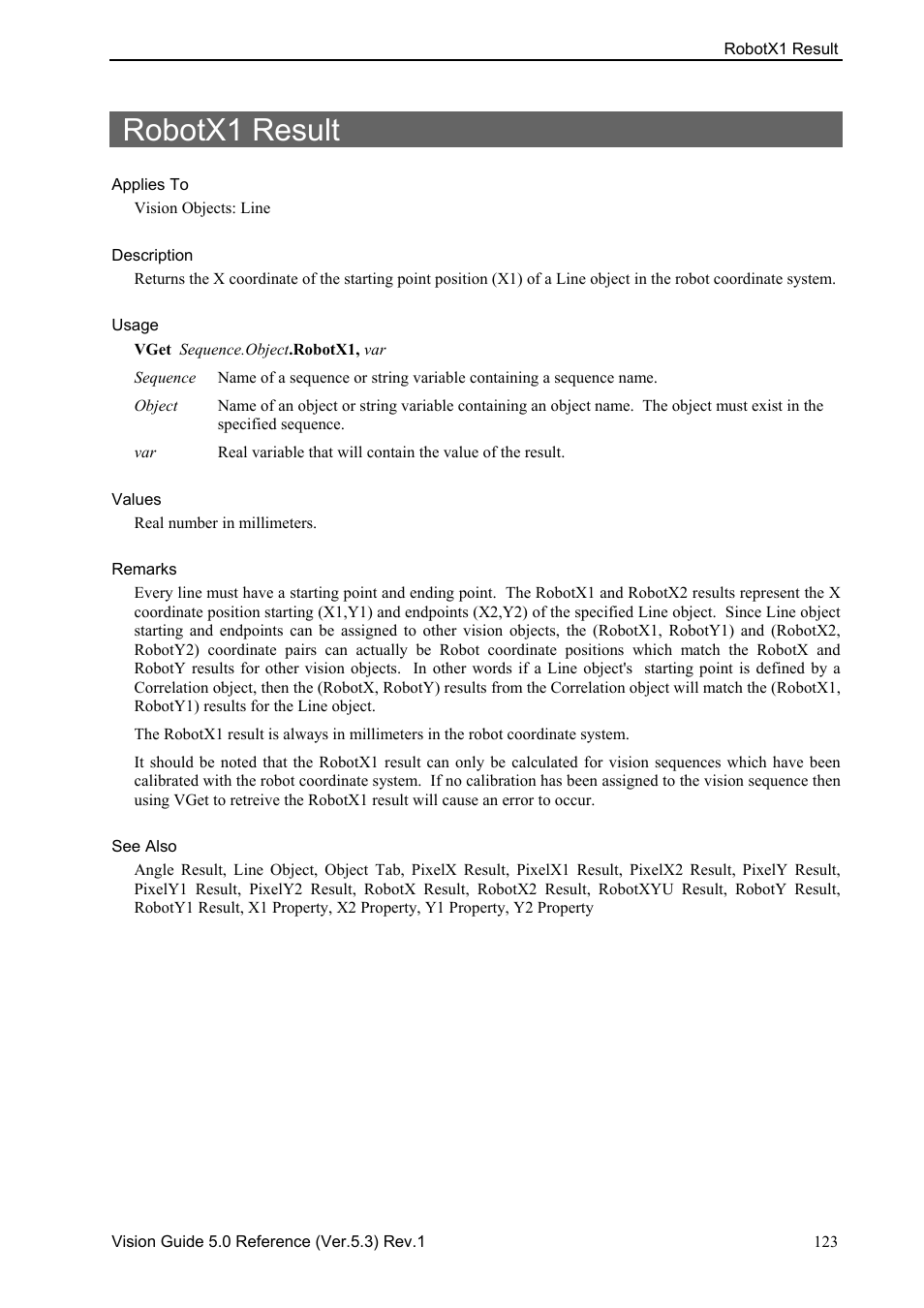 Robotx1 result | Epson 5 User Manual | Page 137 / 216