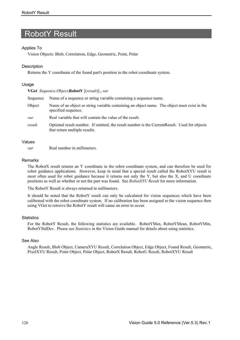 Roboty result | Epson 5 User Manual | Page 140 / 216