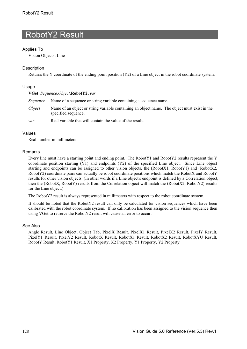 Roboty2 result | Epson 5 User Manual | Page 142 / 216