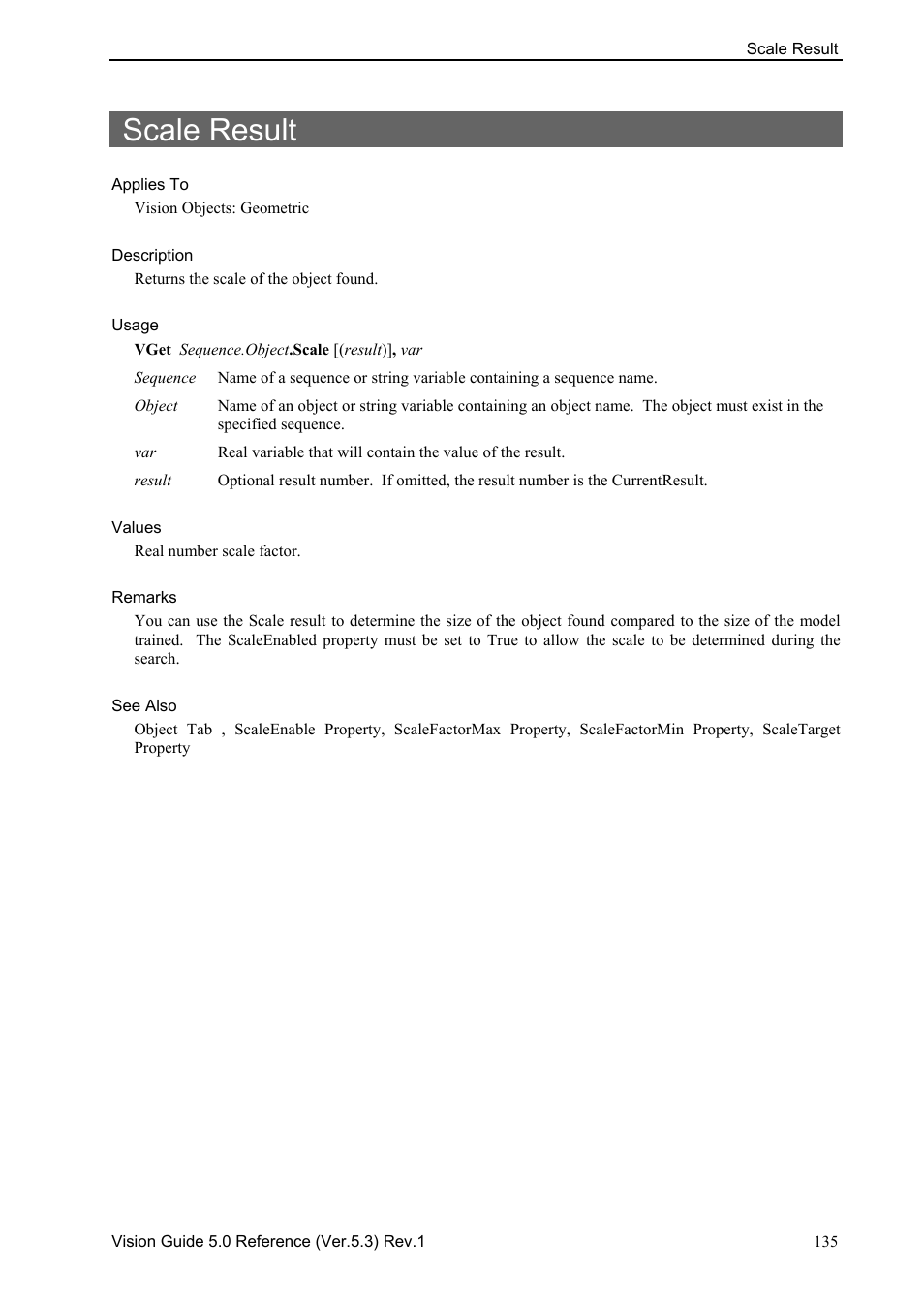 Scale result | Epson 5 User Manual | Page 149 / 216