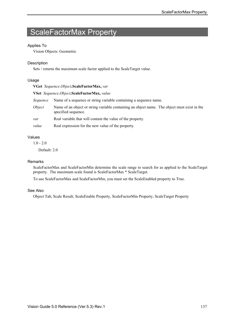 Scalefactormax property | Epson 5 User Manual | Page 151 / 216