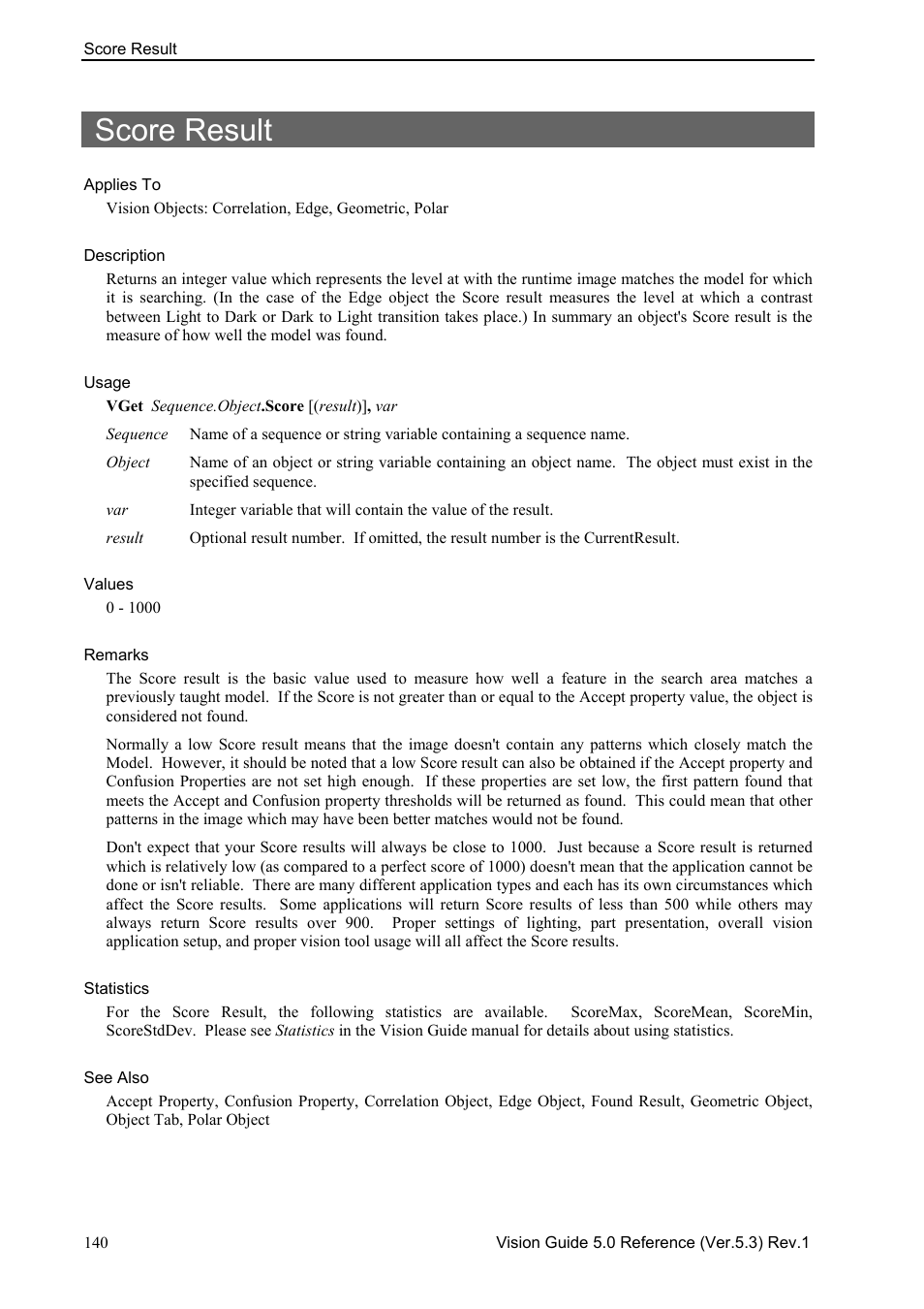 Score result | Epson 5 User Manual | Page 154 / 216