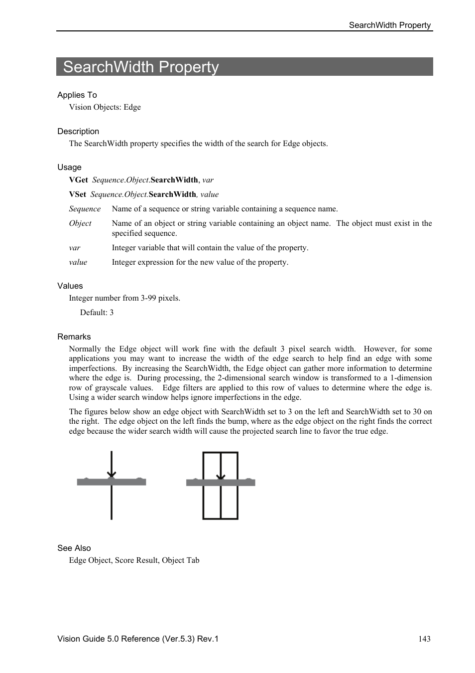 Searchwidth property | Epson 5 User Manual | Page 157 / 216