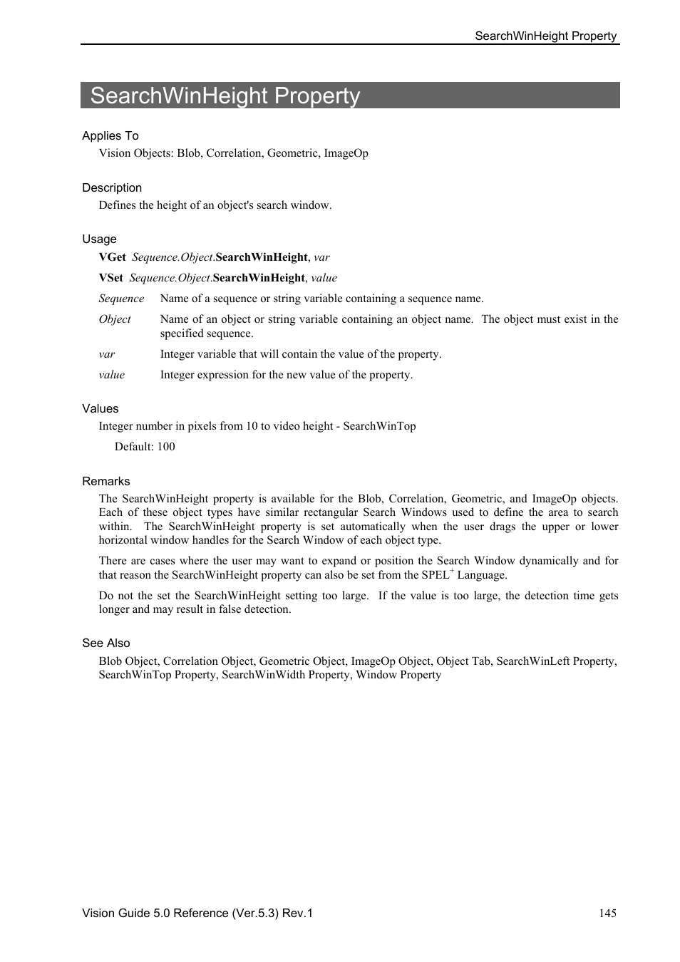 Searchwinheight property | Epson 5 User Manual | Page 159 / 216