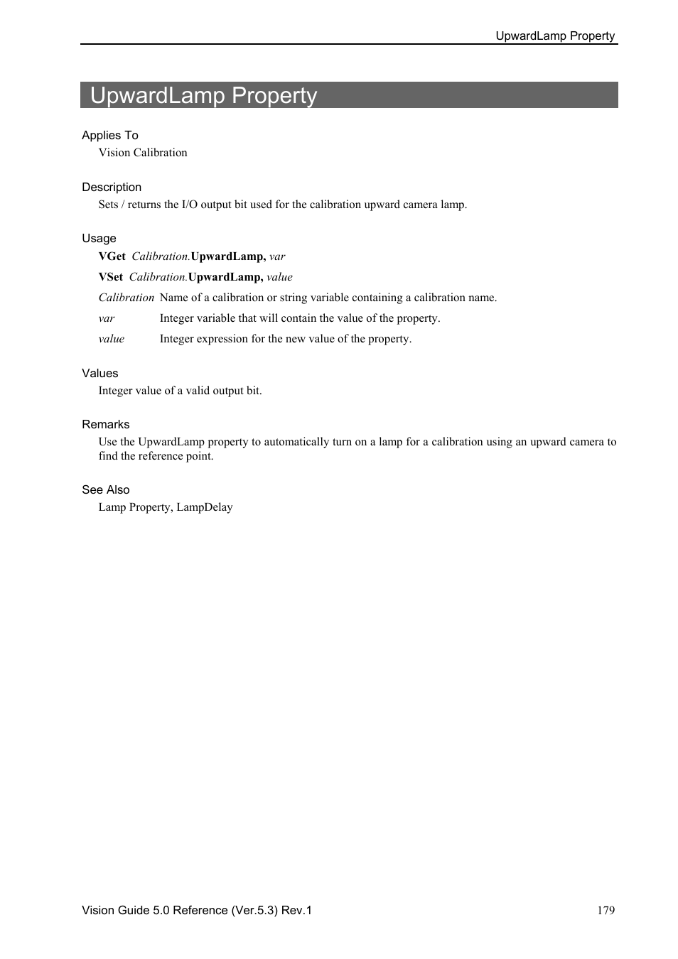 Upwardlamp property | Epson 5 User Manual | Page 193 / 216