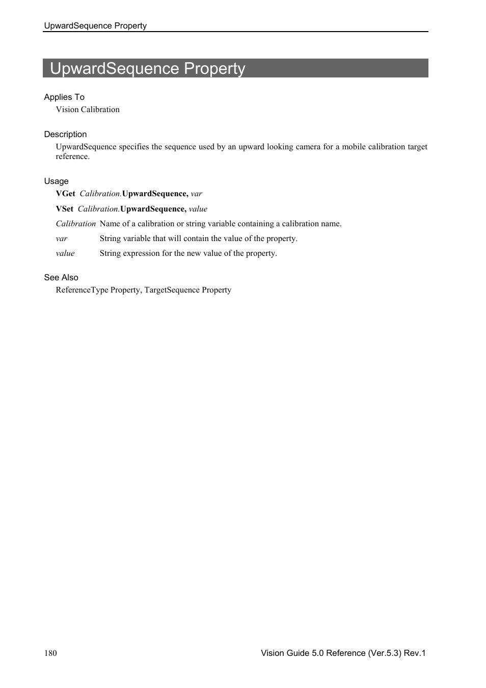 Upwardsequence property | Epson 5 User Manual | Page 194 / 216