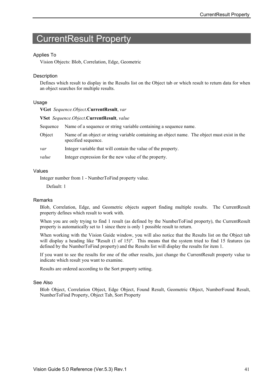 Currentresult property | Epson 5 User Manual | Page 55 / 216