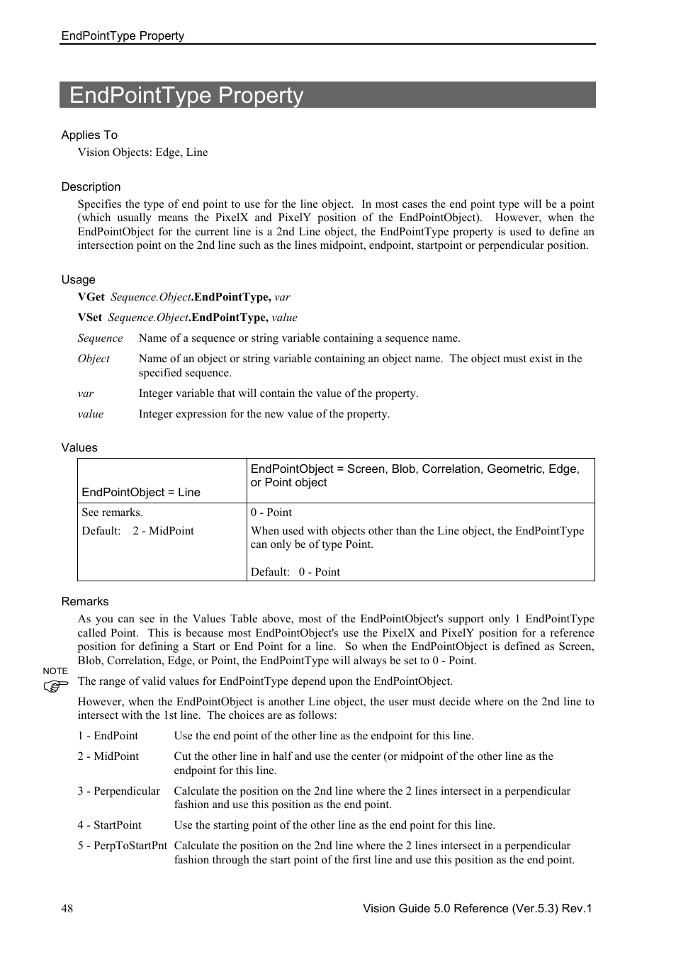 Endpointtype property | Epson 5 User Manual | Page 62 / 216