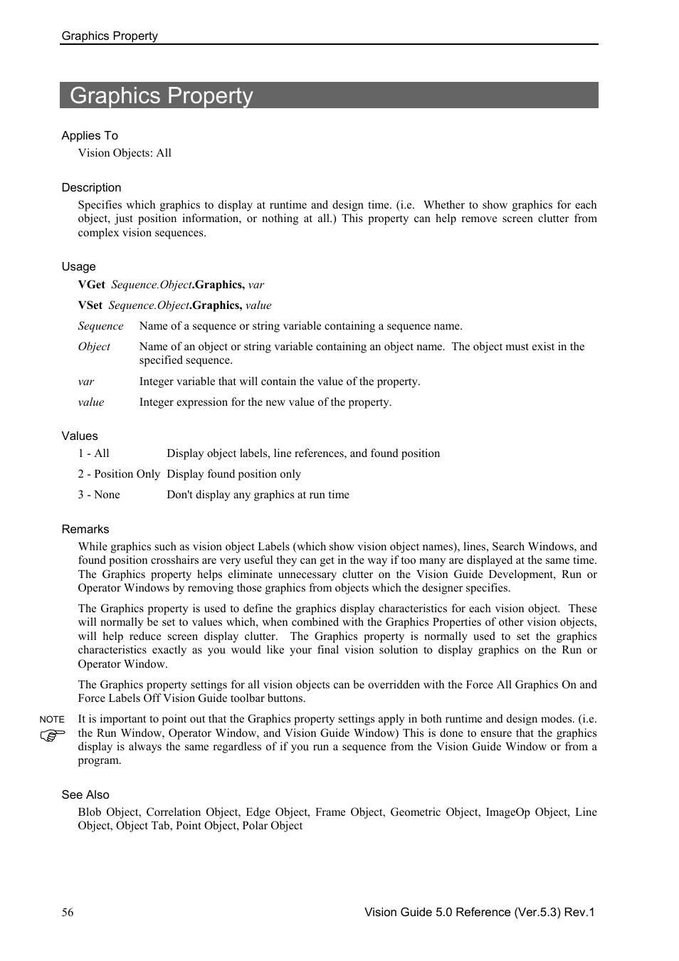 Graphics property | Epson 5 User Manual | Page 70 / 216