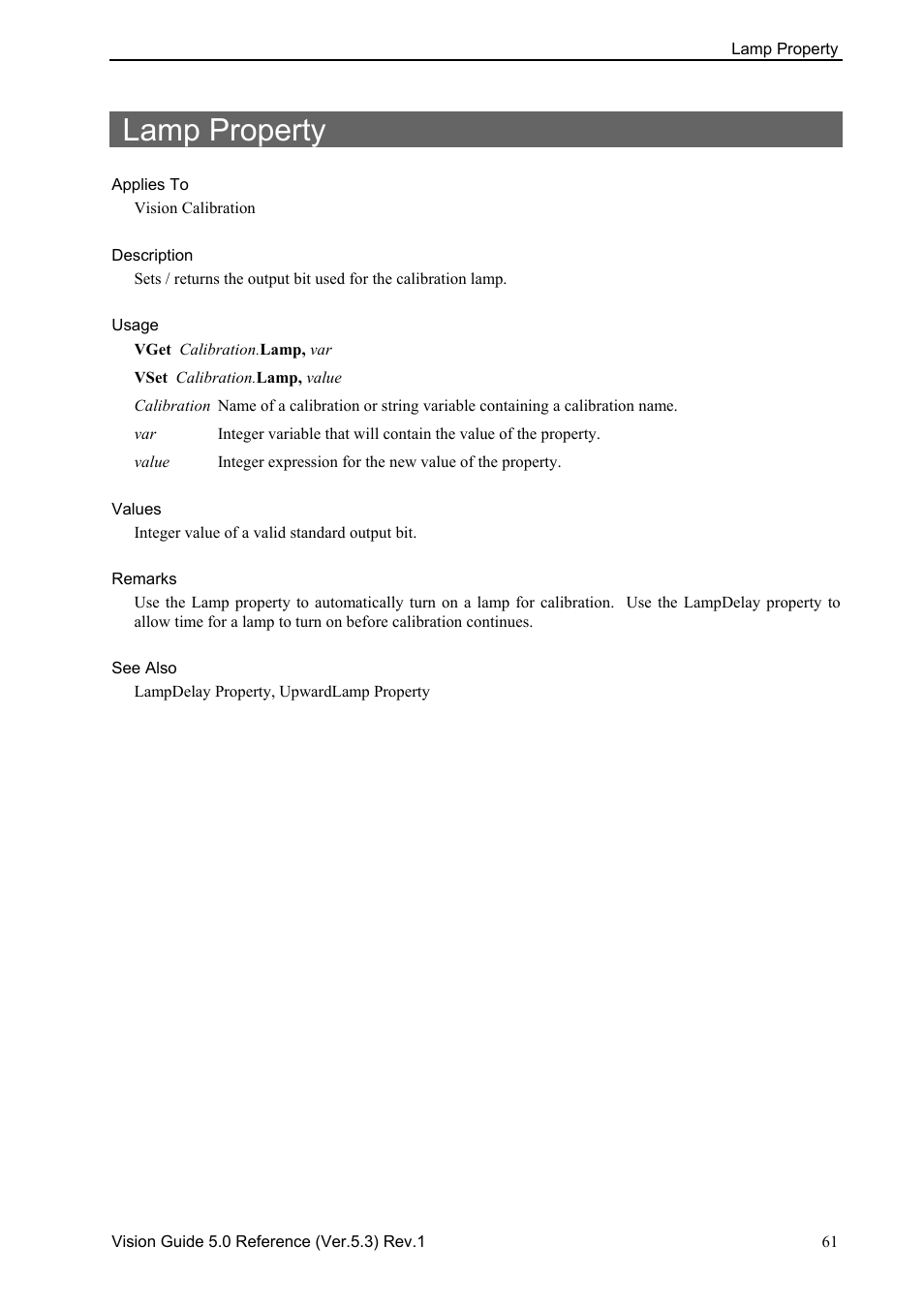 Lamp property | Epson 5 User Manual | Page 75 / 216