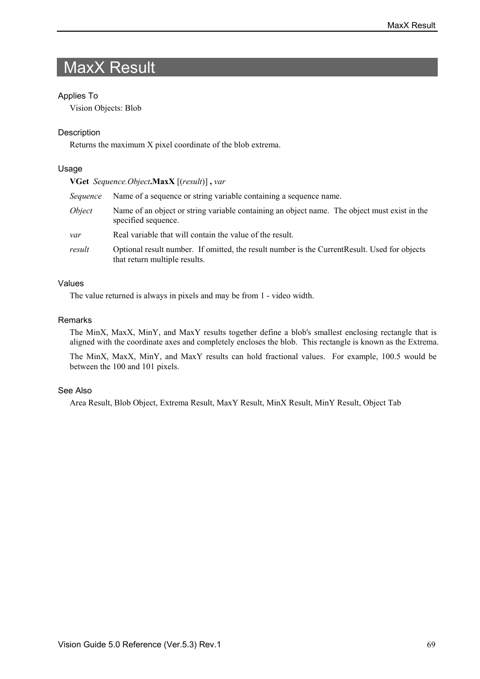 Maxx result | Epson 5 User Manual | Page 83 / 216