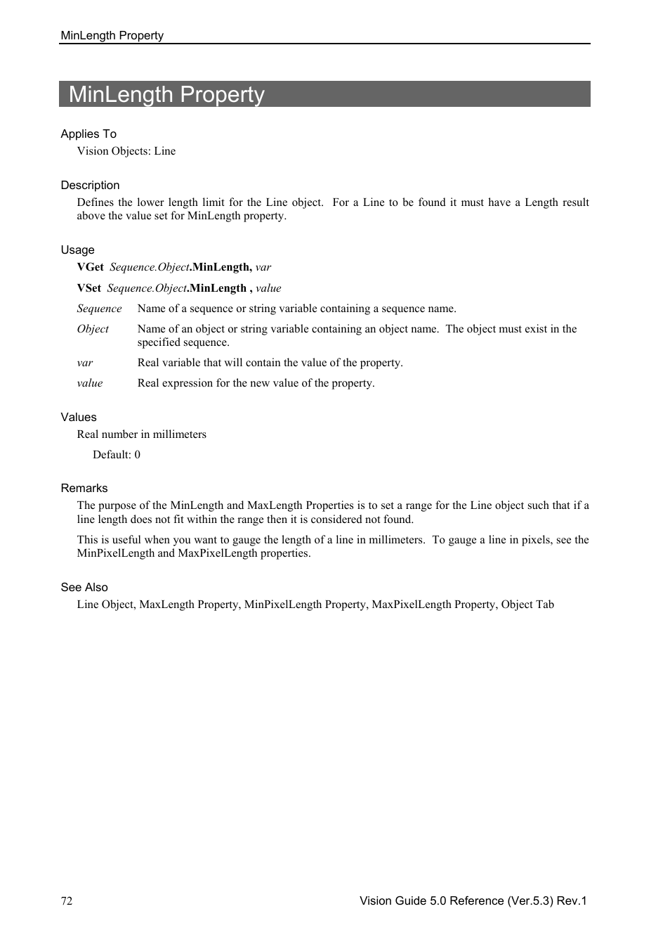 Minlength property | Epson 5 User Manual | Page 86 / 216