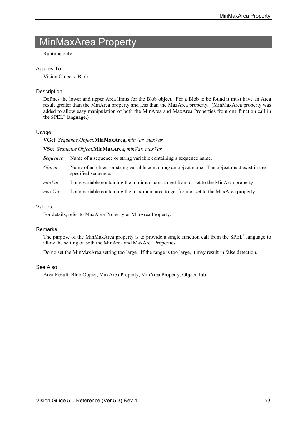 Minmaxarea property | Epson 5 User Manual | Page 87 / 216