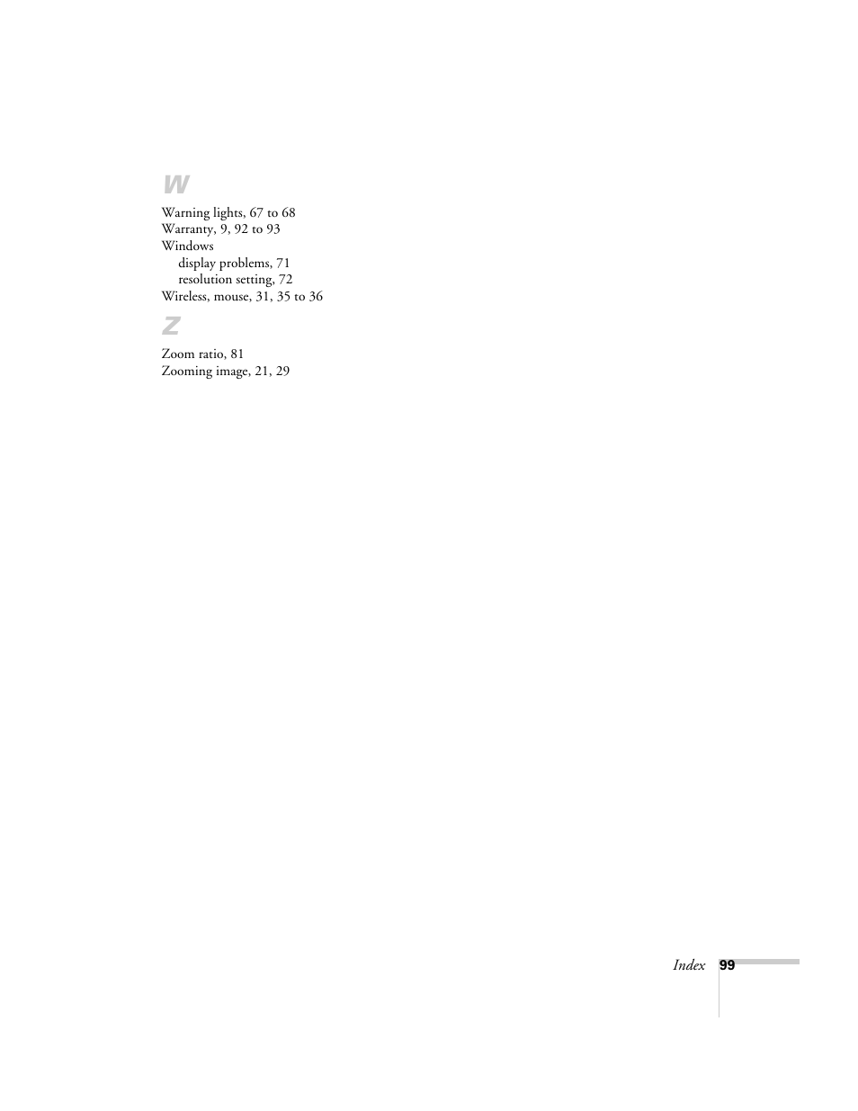 Epson 1710c User Manual | Page 99 / 100