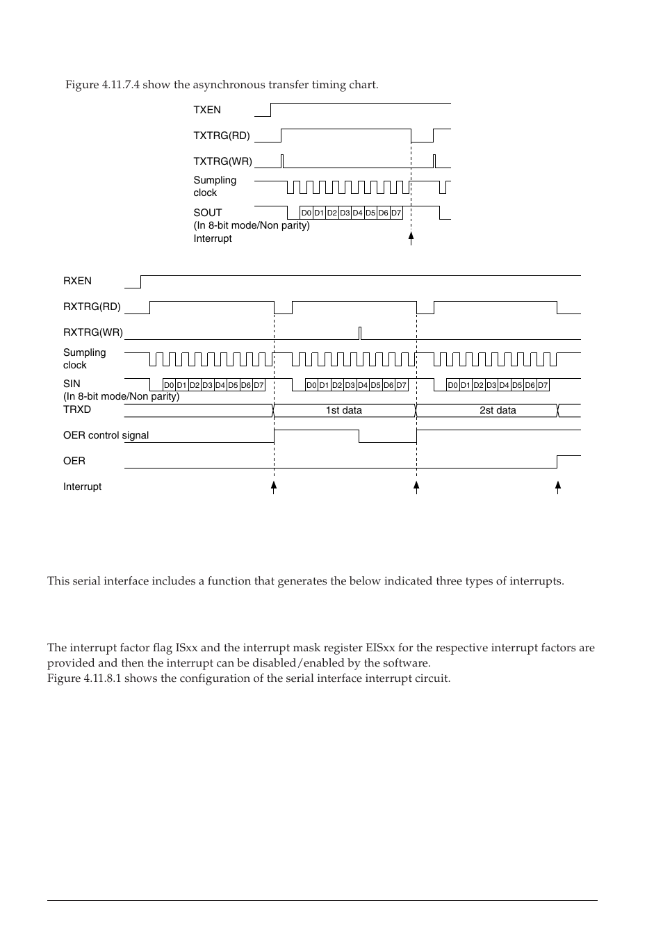 8 interrupt function | Epson S1C63558 User Manual | Page 100 / 185