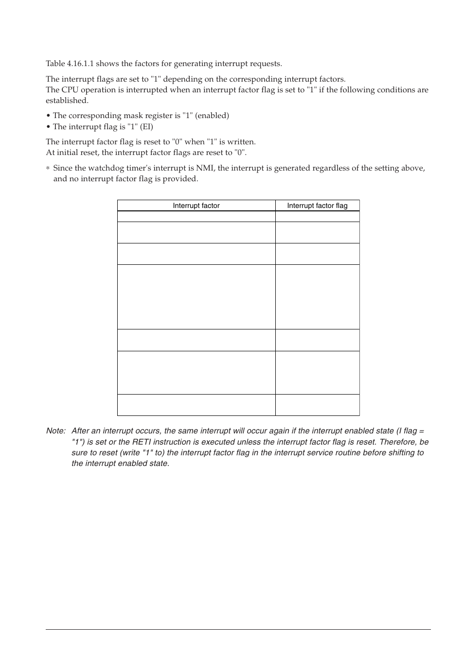 1 interrupt factor | Epson S1C63558 User Manual | Page 157 / 185