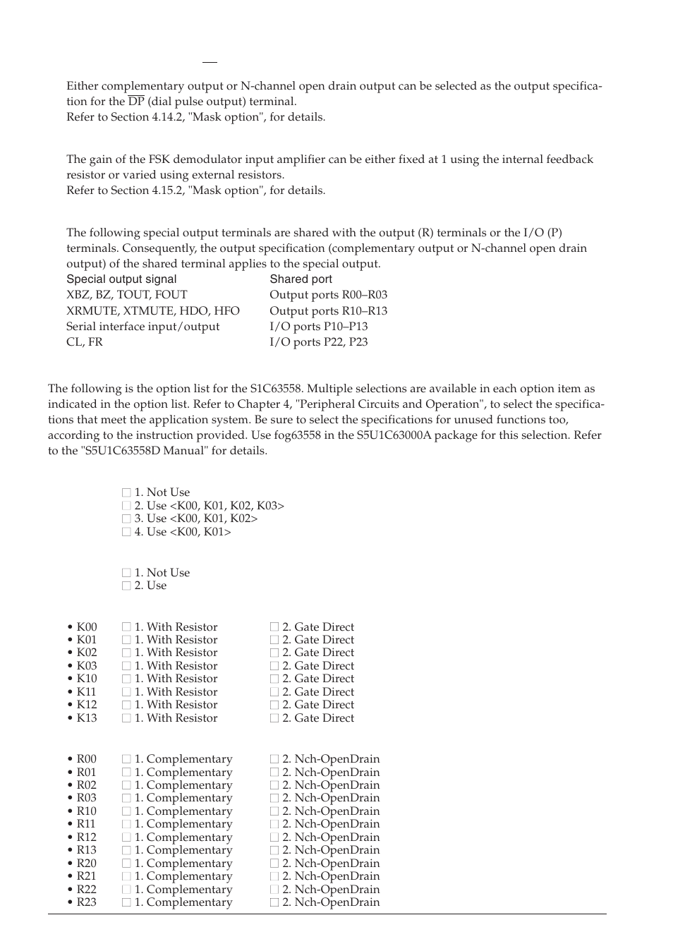 Epson S1C63558 User Manual | Page 16 / 185