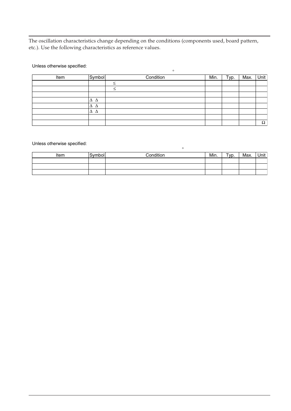 5 oscillation characteristics, Osc1 crystal oscillation circuit, Osc3 ceramic oscillation circuit | Epson S1C63558 User Manual | Page 173 / 185