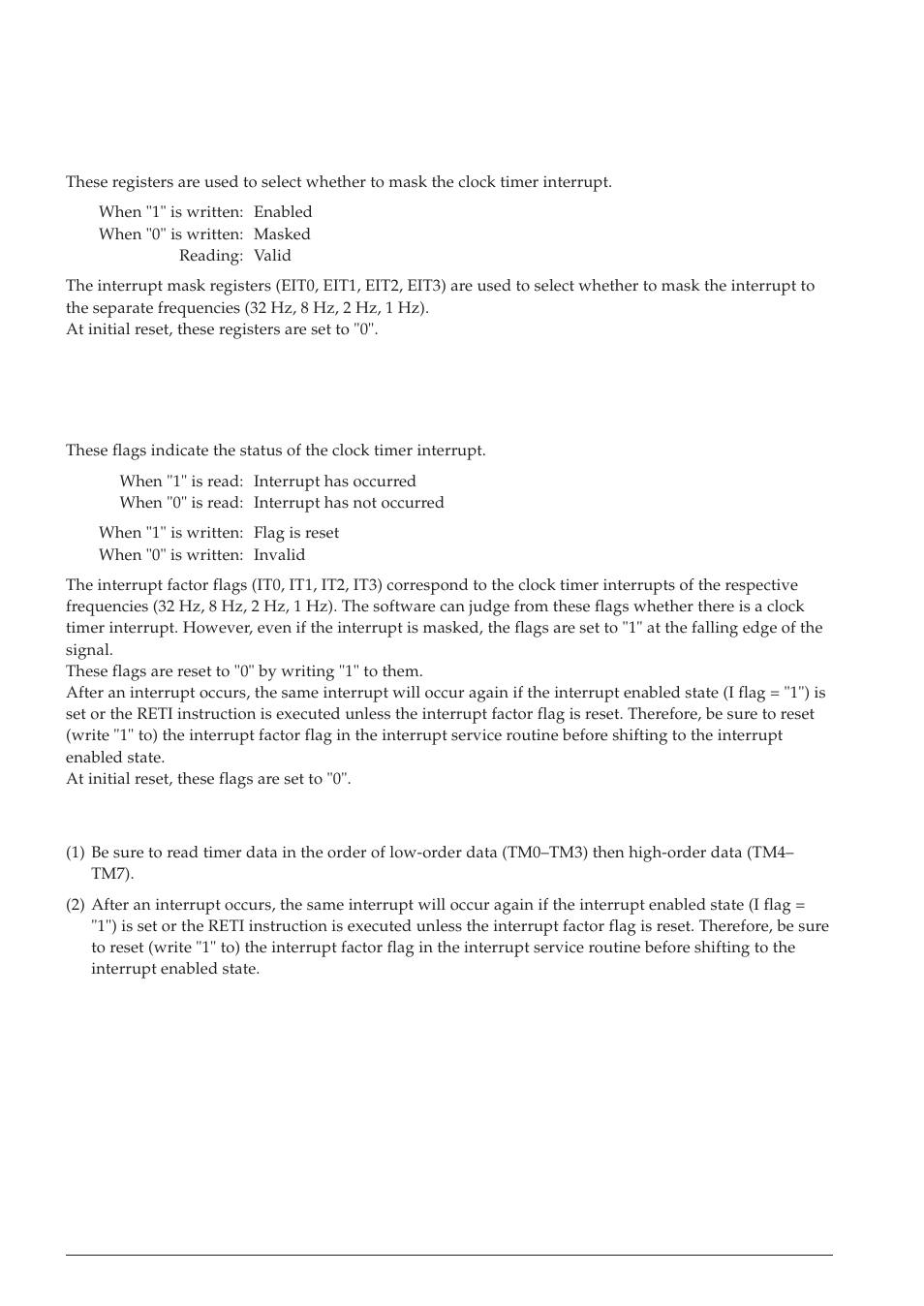 5 programming notes | Epson S1C63558 User Manual | Page 70 / 185