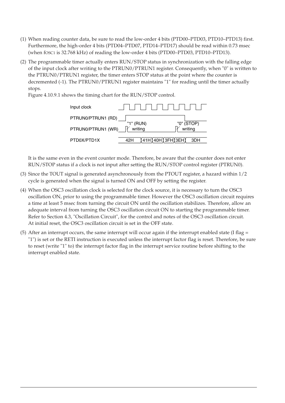 9 programming notes | Epson S1C63558 User Manual | Page 86 / 185