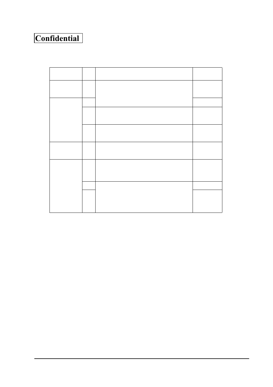 Confidential, Drawer board dipsw setting | Epson SR-600 User Manual | Page 125 / 192