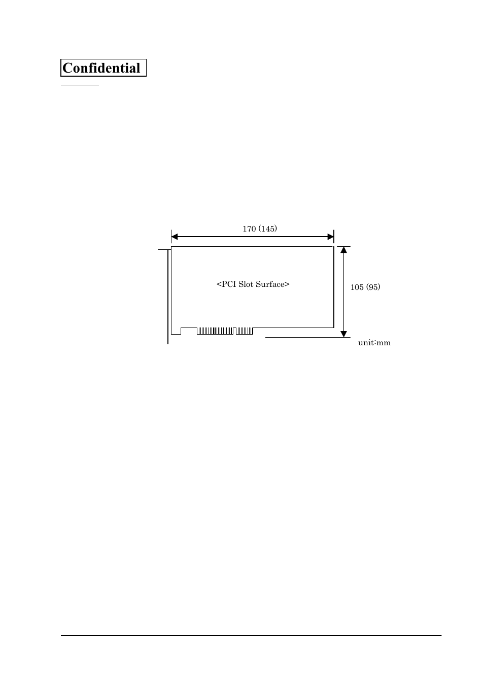 Pci slot, Confidential | Epson SR-600 User Manual | Page 165 / 192