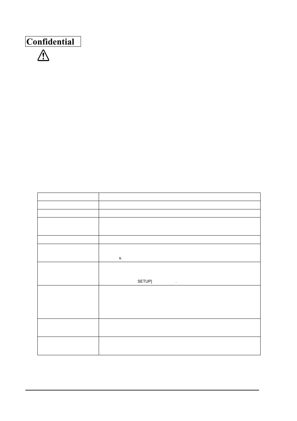 Basic operation, Main menu, Confidential caution | Epson SR-600 User Manual | Page 46 / 192