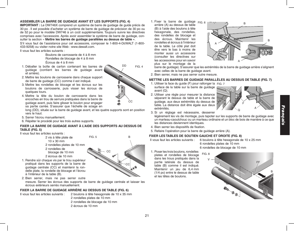 Epson WOODWORKER'S TABLE SAW DW746 User Manual | Page 23 / 52