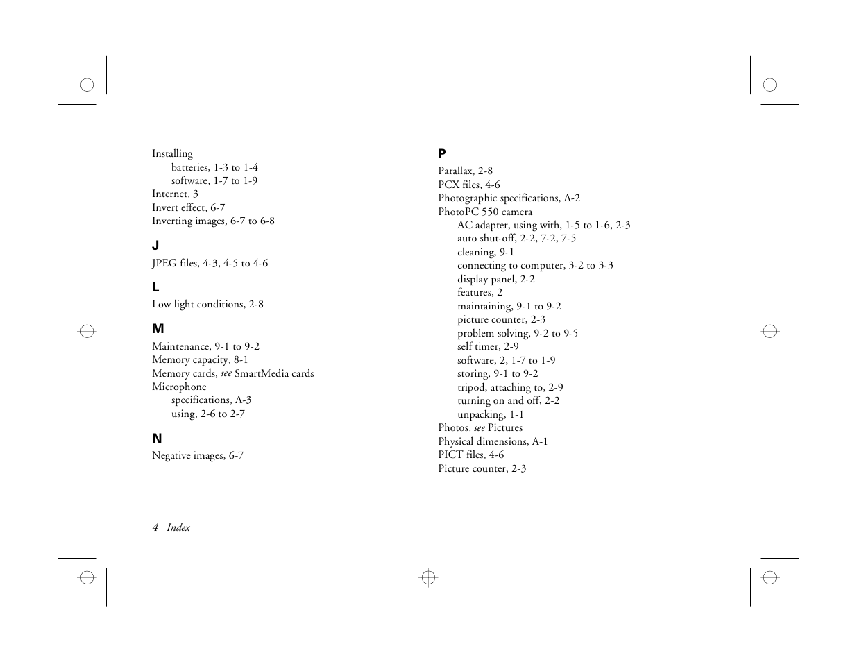 Epson PhotoPC 550 User Manual | Page 102 / 107