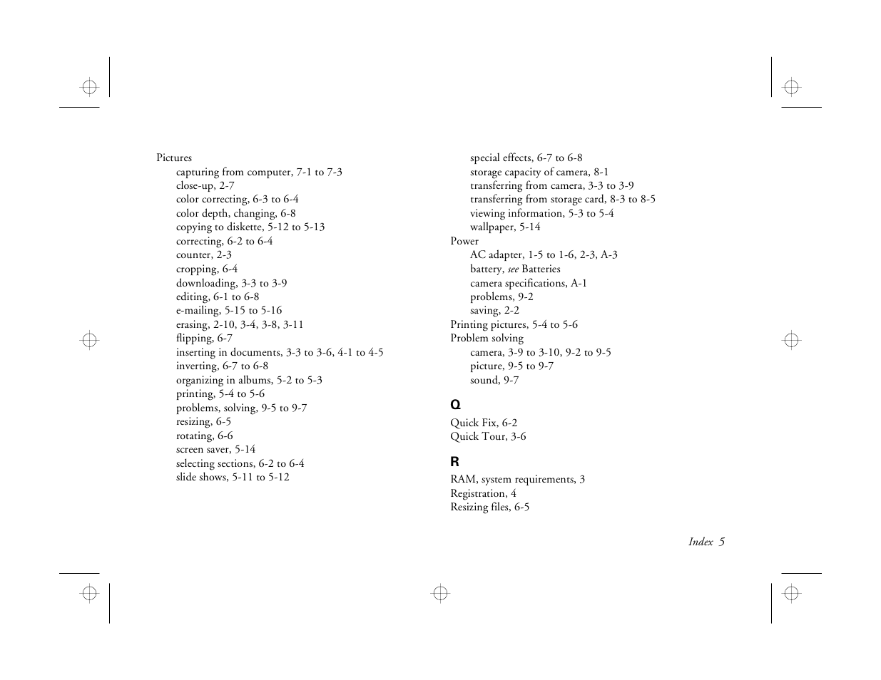 Epson PhotoPC 550 User Manual | Page 103 / 107