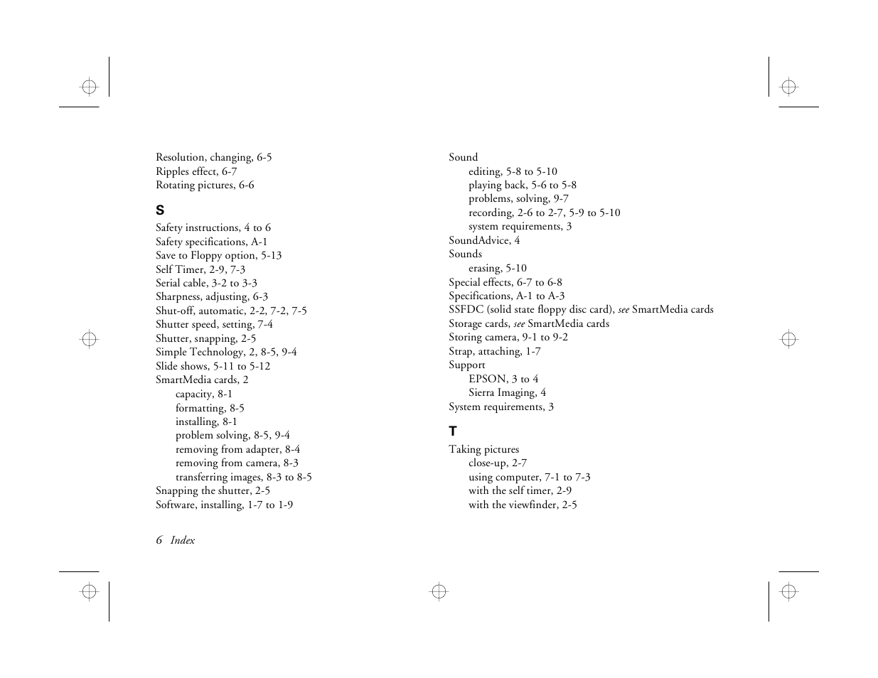 Epson PhotoPC 550 User Manual | Page 104 / 107