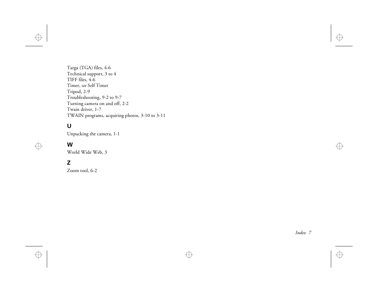 Epson PhotoPC 550 User Manual | Page 105 / 107