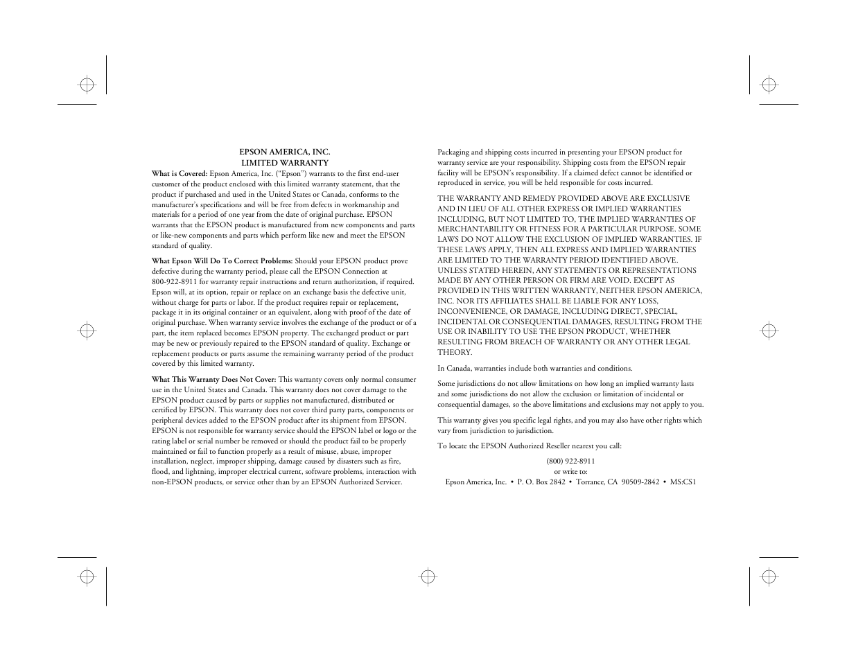 Epson PhotoPC 550 User Manual | Page 107 / 107