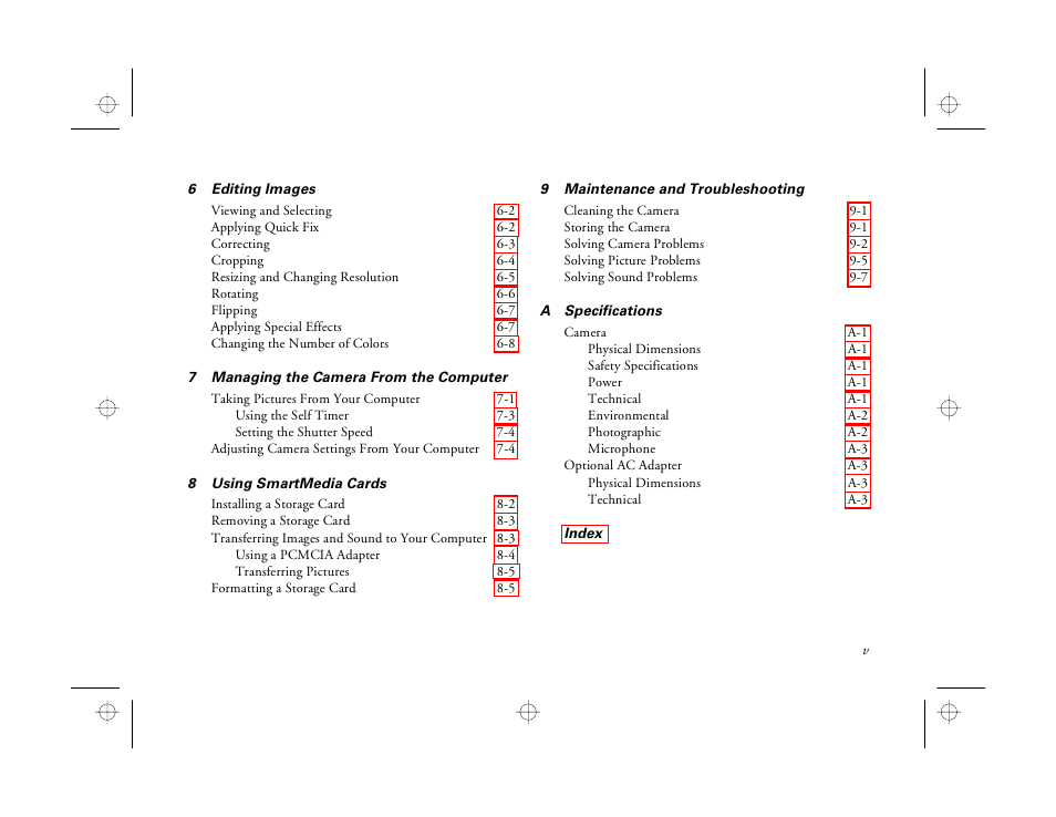Epson PhotoPC 550 User Manual | Page 6 / 107