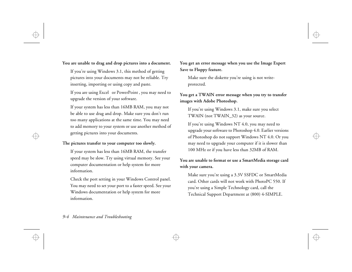 Epson PhotoPC 550 User Manual | Page 90 / 107
