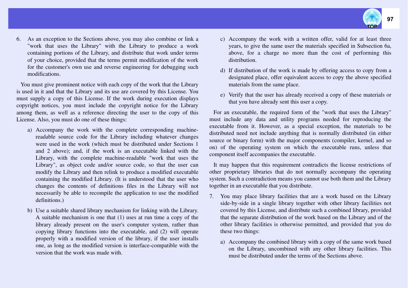 Epson EASYMP EMP-1705 User Manual | Page 97 / 100