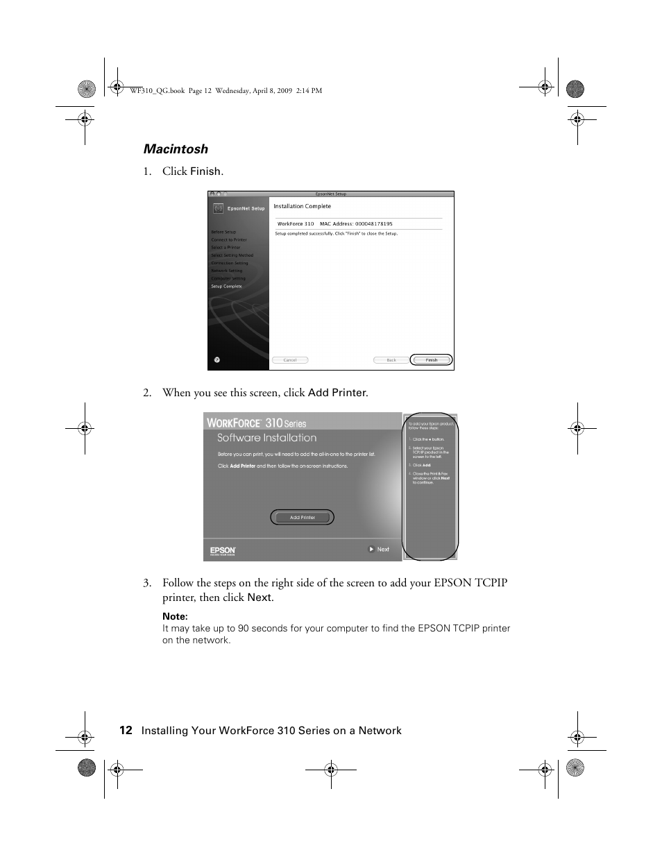 Epson WorkForce C362B User Manual | Page 12 / 64