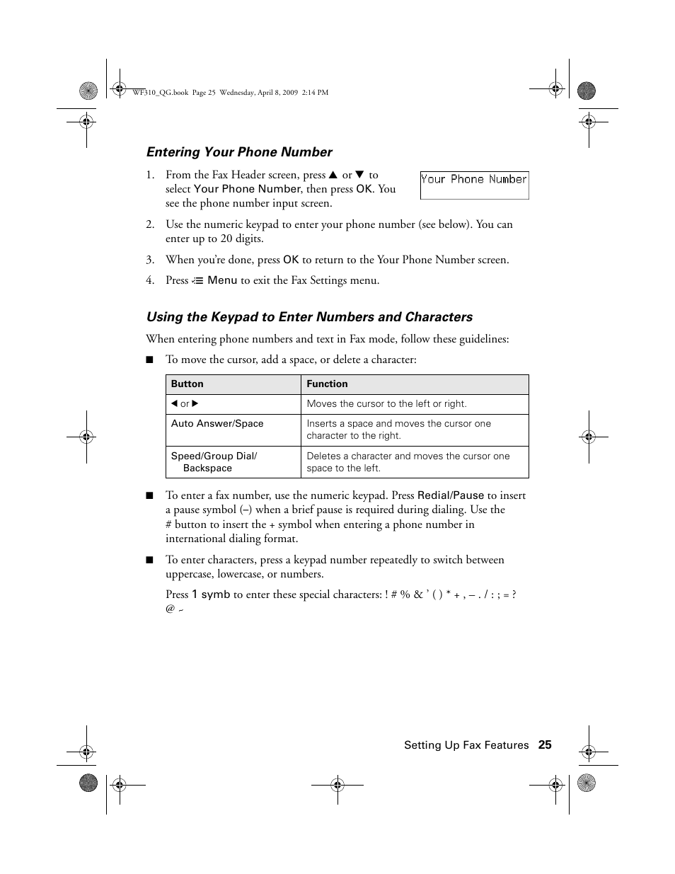 Epson WorkForce C362B User Manual | Page 25 / 64