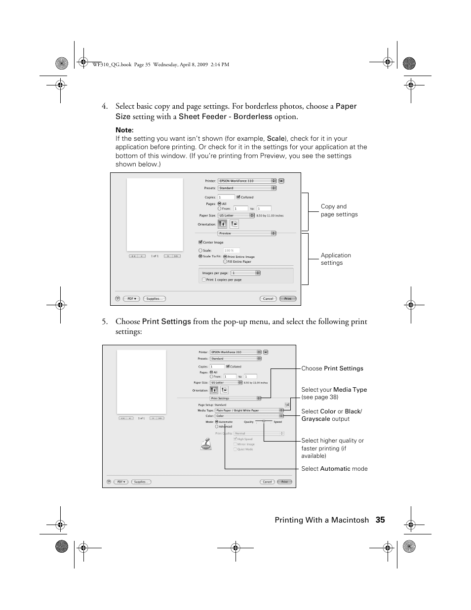 Epson WorkForce C362B User Manual | Page 35 / 64