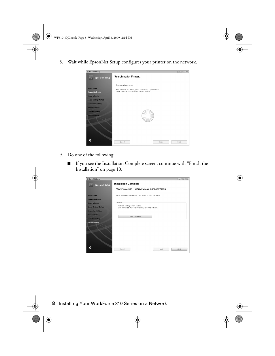 Epson WorkForce C362B User Manual | Page 8 / 64