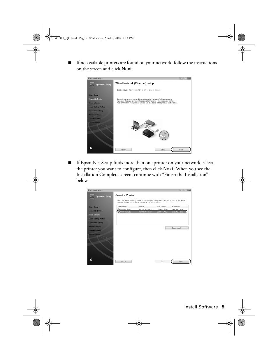 Epson WorkForce C362B User Manual | Page 9 / 64