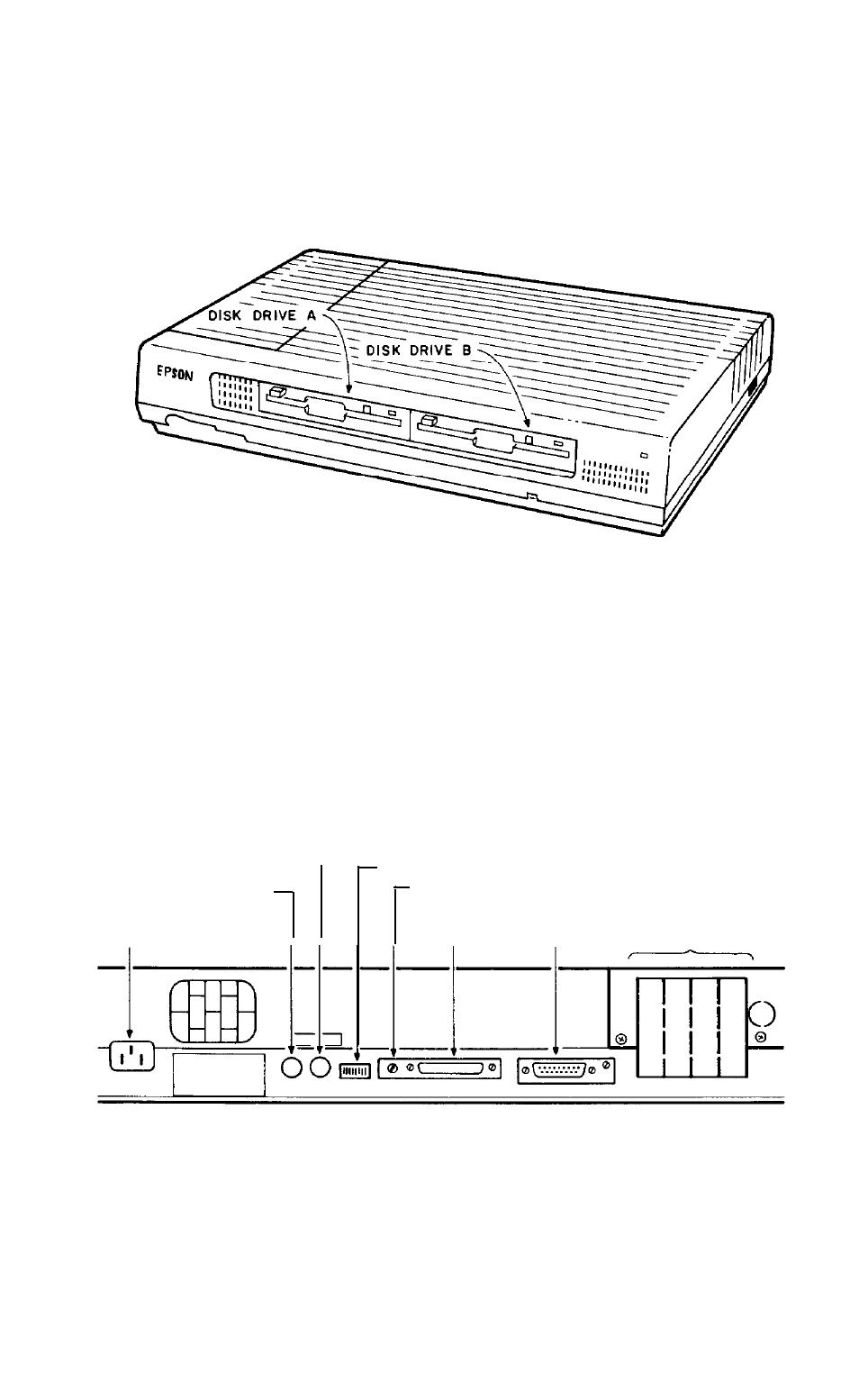 Getting hooked up | Epson QX-10 User Manual | Page 7 / 45