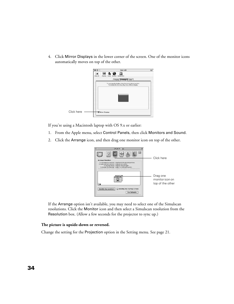 Epson 10+ User Manual | Page 34 / 44