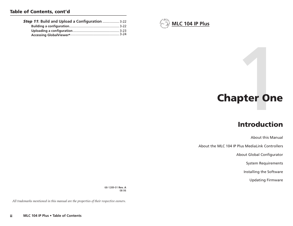 Chapter one, Introduction, Introducton | Epson MediaLink Controller MLC 104 IP Plus User Manual | Page 5 / 26