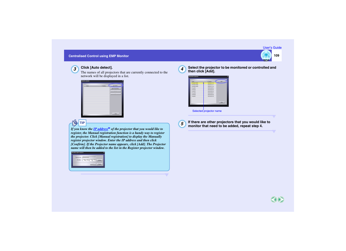 Epson EMP-7950 User Manual | Page 110 / 165