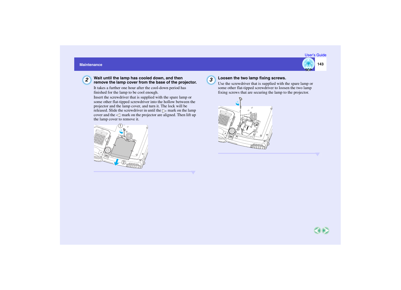 Epson EMP-7950 User Manual | Page 144 / 165