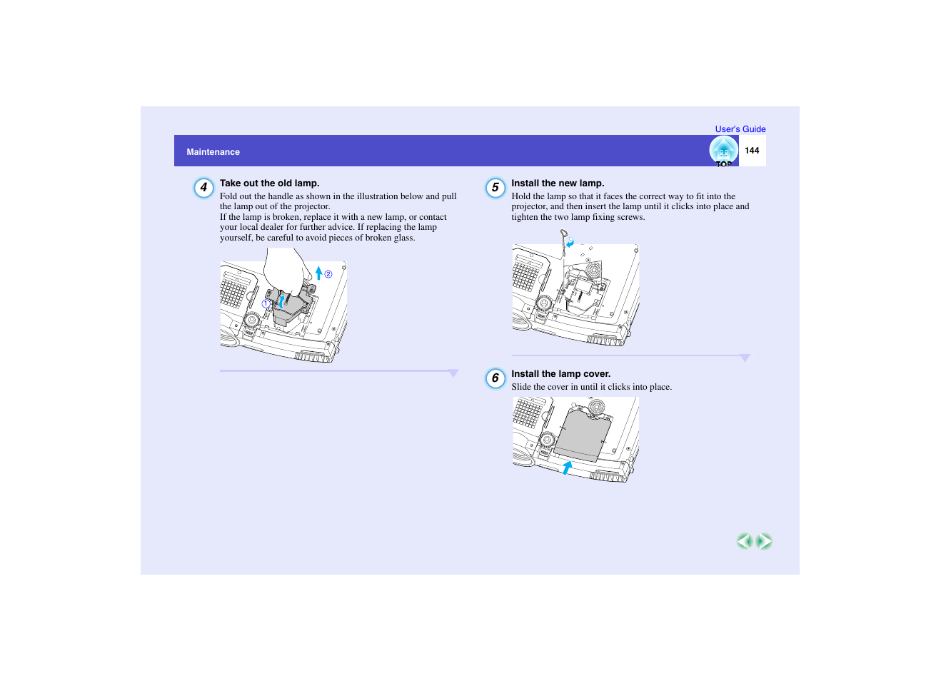 Epson EMP-7950 User Manual | Page 145 / 165