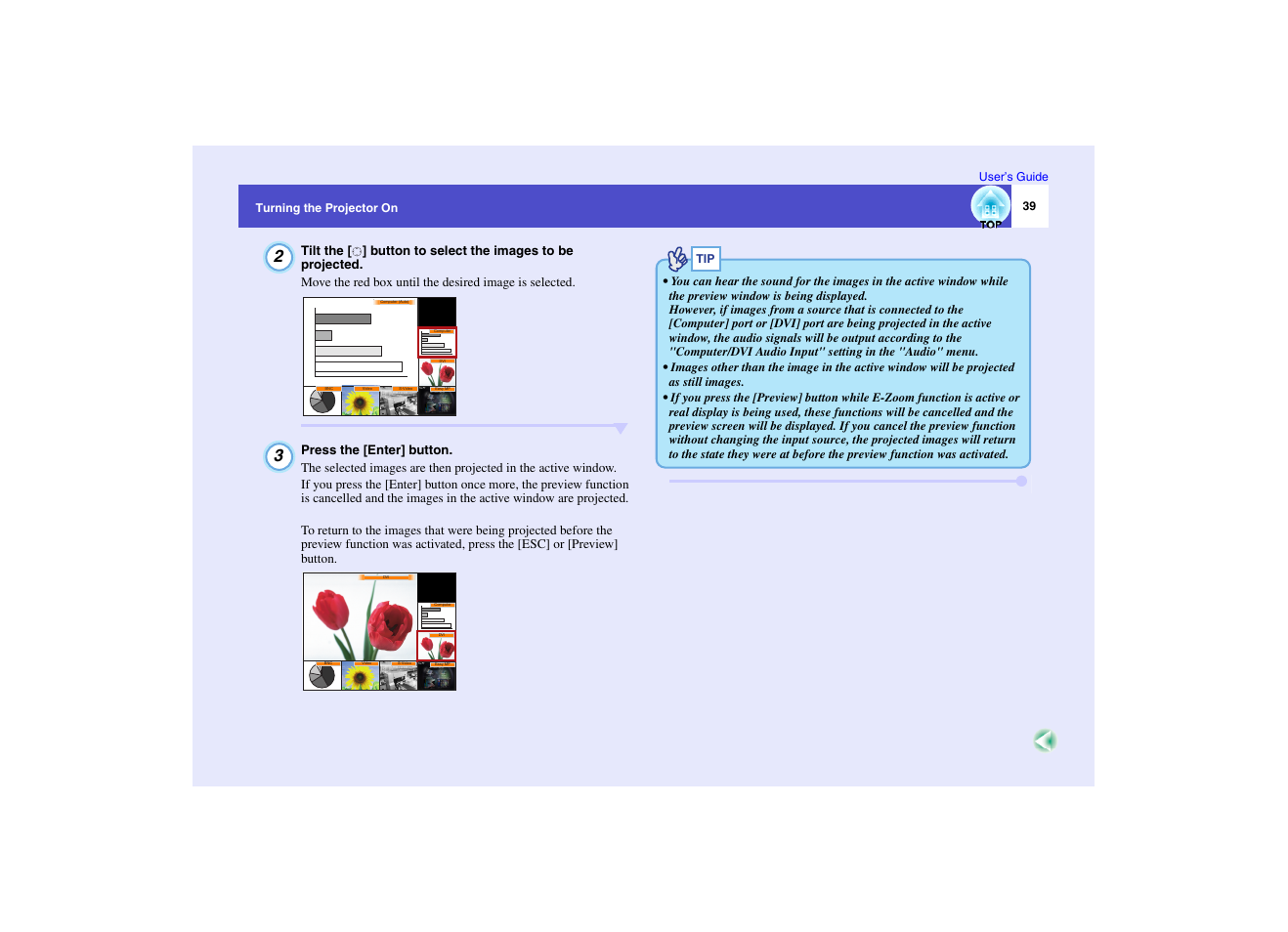 Epson EMP-7950 User Manual | Page 40 / 165