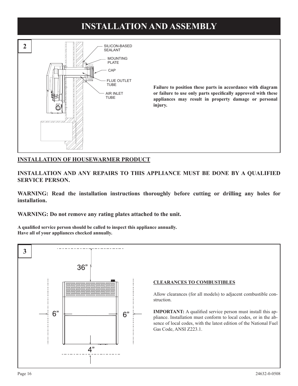 Installation and assembly | Epson HWDV080DV(N User Manual | Page 16 / 48