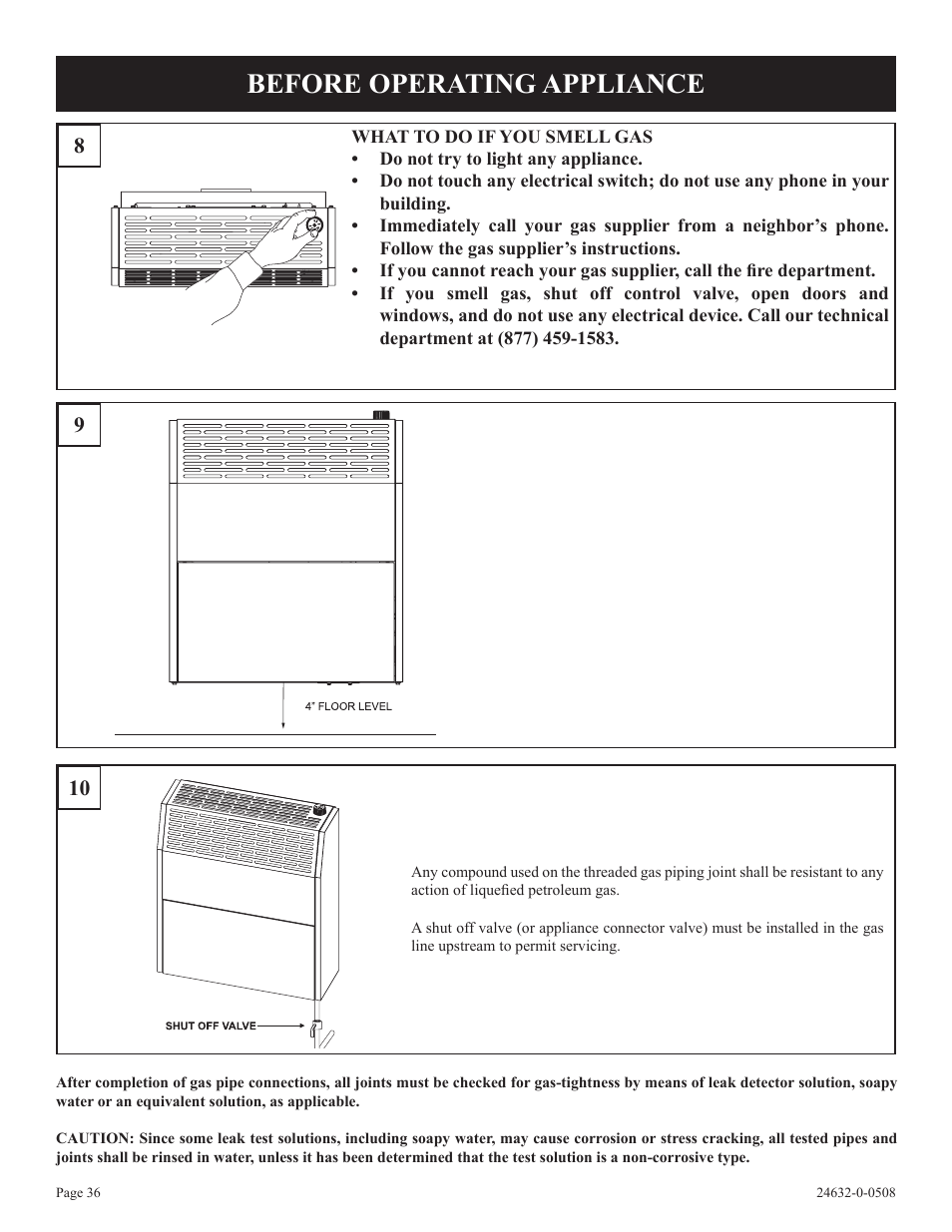 Before operating appliance | Epson HWDV080DV(N User Manual | Page 36 / 48